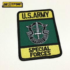 Patch SPECIAL FORCES U.S. ARMY De Oppresso Liber Militare Softair Colla a Caldo