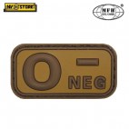 Patch in PVC 0- MFH Beige/Tan 5 x 2,5cm Militare Softair Soccorso con Velcrogrip