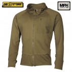 Maglia Felpa Termica Tattica MFH Underwear Level 2 GEN III Caccia Militare TAN