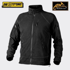 Felpa HELIKON-TEX Alpha Tactical Fleece Pile Caccia Softair Militare Outdoor BK