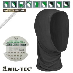 Multi Function HEADGEAR MIL-TEC Scaldacollo Multifunzione Passamontagna Black