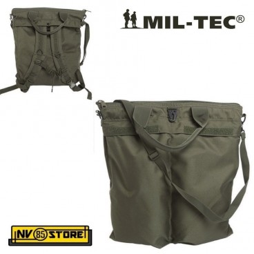 MIL-TEC FLYER HELMET BAG ZAINO BORSA PORTA ELMETTO CASCO OD MILITARE SOFTAIR