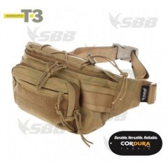 MARSUPIO VITA TRACOLLA SBB T3 in *VERA CORDURA* PORTA PISTOLA MULTITASCHE COYOTE