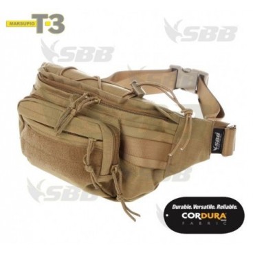 MARSUPIO VITA TRACOLLA SBB T3 in *VERA CORDURA* PORTA PISTOLA MULTITASCHE COYOTE