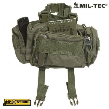 MARSUPIO TATTICO INCURSORE MILTEC FANNY PACK MOLLE ASSAULT SOFTAIR SMALL VERDE