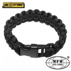 Bracciale Braccialetto PARACORD MFH 1,9 cm Corda Treccia Lunghezza 21, 23, 25 cm