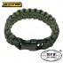 Bracciale Braccialetto PARACORD MFH 1,9 cm Treccia Lunghezza 21, 23, 25 cm Verde