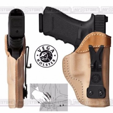 Fondina Interna VEGA HOLSTER UC1 per Uso Interno Beretta 92 e 98 in VERA PELLE