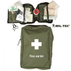 FIRST AID KIT PRIMO SOCCORSO EMERGENZA MIL-TEC TASCA PRONTO SOCCORSO LARGE OD