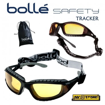 Occhiali Protettivi BOLLÉ Bollè TRACKER Lenti Gialle GOGGLES SUNGLASSES Softair