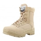Stivali Anfibi Militari Boots Security MILTEC Thinsulate 3M Pelle Leather ZIP KH
