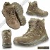 Scarpe Trekking Anfibi Militari MILTEC TEESAR Boots Pelle e Cordura MULTICAM ®