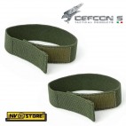 2 ELASTICI PER UNIFORMI MIMETICHE MILITARI DEFCON 5 ELASTIC CUFES 25mm OD