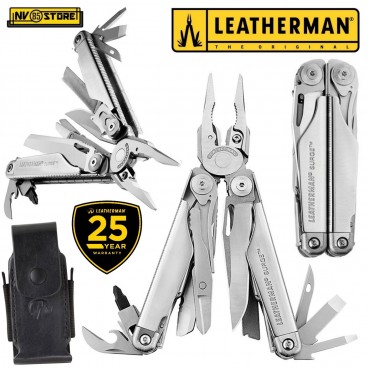 LEATHERMAN SURGE INOX NEW VERSION PINZA MULTIFUNZIONE PLIER MULTITOOL + FODERO