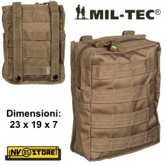 Borsa Tasca Utility MIL-TEC sistema MOLLE per Gilet Tattico SOFTAIR CY