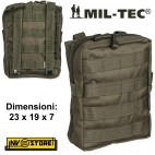 Borsa Tasca Utility MIL-TEC sistema MOLLE per Gilet Tattico SOFTAIR OD