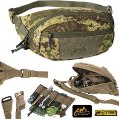 Marsupio HELIKON-TEX Bandicoot CORDURA® Tattico Militare Softair Caccia NERO BK