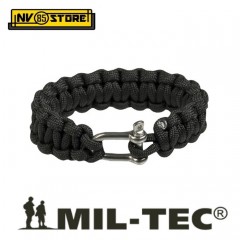 Bracciale Braccialetto MILTEC PARACORD Bracelet 1,9 cm Treccia 17, 20, 23 cm BK