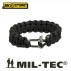 Bracciale Braccialetto MILTEC PARACORD Bracelet 1,9 cm Treccia 17, 20, 23 cm BK