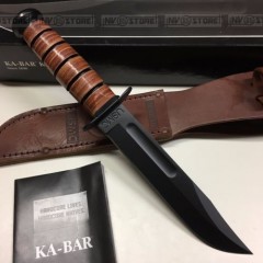 KNIFE COLTELLO KA-BAR USMC **ORIGINALE 100% MADE IN USA** SURVIVOR CACCIA (CFL)