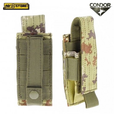 PORTA CARICATORE MOLLE SINGOLO PER PISTOLA CONDOR MA32 MILITARE VEGETATO ITA