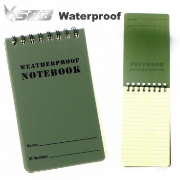 Block Notes Impermeabile Waterproof dimensioni 12,1 x 7,8 cm Acqua Resistente OD