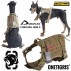 Pettorina Cani K9 OneTigris Militare Sistema MOLLE Cordura 1000D Clip D-flex CY