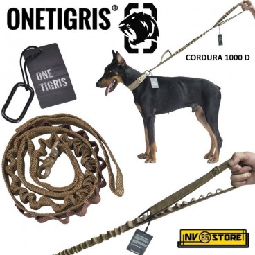 Guinzaglio per Cani Cordura 1000D OneTigris Moschettone Rinforzato Militare CY