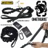 Guinzaglio per Cani Cordura 1000D OneTigris Moschettone Rinforzato Militare BK