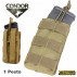 PORTA CARICATORE RAPIDO SINGOLO 1 POSTO CONDOR MA18 PER M4 SOFTAIR COYOTE TAN