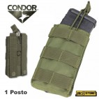 PORTA CARICATORE RAPIDO SINGOLO 1 POSTO CONDOR MA18 PER M4 SOFTAIR OLIV OD GREEN