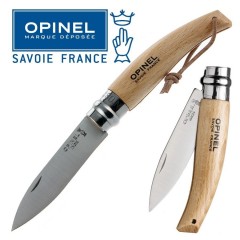 KNIFE OPINEL N 8 COLTELLO DA GIARDINO LAVORO CAMPO CACCIA PESCA SURVIVOR FOLDING