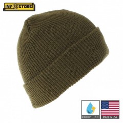 Cappello Berretto LANA 100% Originale Made in USA US Army Idrorepellente OD