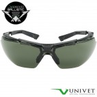 Occhiali UNIVET 5X1B BALLISTIC Balistici Lenti con Protezione Balistica SMOKE