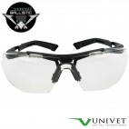 Occhiali UNIVET 5X1B BALLISTIC Balistici Lenti con Protezione Balistica CLEAR