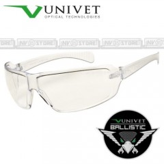 Occhiali UNIVET 553 BALLISTIC Balistici Lenti con Protezione Balistica CLEAR