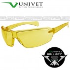 Occhiali UNIVET 553 BALLISTIC Balistici Lenti con Protezione Balistica GIALLO