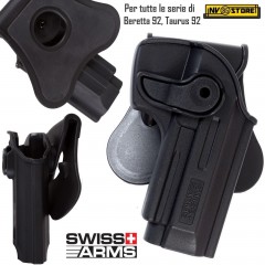 Fondina Pistola Holster SWISS ARMS per Beretta 92 Series e Taurus PT92 Series