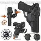 Fondina VEGA HOLSTER CAMA DCH8 con Doppia Sicura in POLIMERO per Beretta 92/98