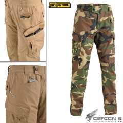 Pantaloni DEFCON 5 Panther Outdoor Tactical RIP-STOP Militare Softair Woodland