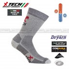 Calze Termiche XTECH Tecniche COMPRESSION X-TECH SPORT Made in Italy Socks Black