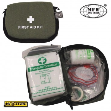 FIRST AID KIT PRIMO SOCCORSO EMERGENZA MFH TASCA PRONTO SOCCORSO COMPLETA SMALL