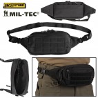 MARSUPIO TATTICO INCURSORE MILTEC MIL-TEC FANNY PACK MOLLE ASSAULT SOFTAIR NERO