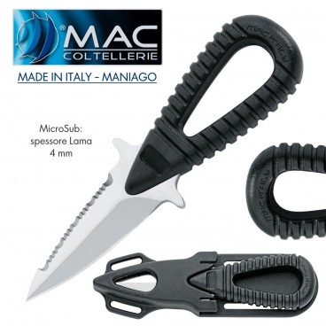 Knife Coltello Sub MAC Coltellerie Microsub N MADE IN ITALY Maniago Acciaio INOX