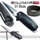 knife Coltello SUB SALVIMAR ST-Blade ACCIAIO INOSSIDABILE Con Federo e Cinghia