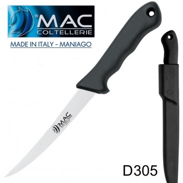 Knife Coltello Sfiletto Per Sfilettare Pesca MAC Coltellerie D305 MADE IN ITALY