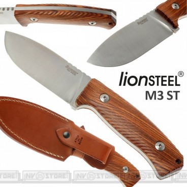 Knife Coltello LionSTEEL M3 ST Made in Italy Maniago Bushcraft Caccia Survivor