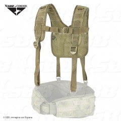 BRETELLE SUSPENDER PER CINTURONE IMBOTTITO TATTICO CONDOR MILITARE SOFTAIR CY