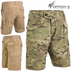 Bermuda DEFCON 5 ADVANCED TACTICAL SHORT Pants RIPSTOP Militare Softair Multcam