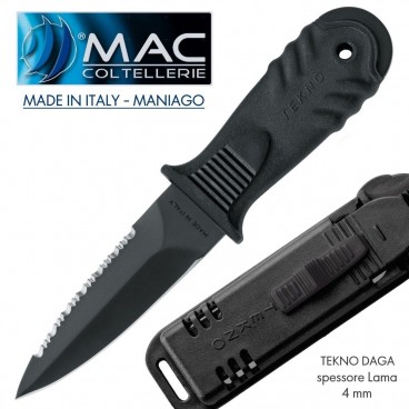 Knife Coltello SUB Tekno Daga-2B MAC Coltellerie MADE IN ITALY Maniago 100% INOX